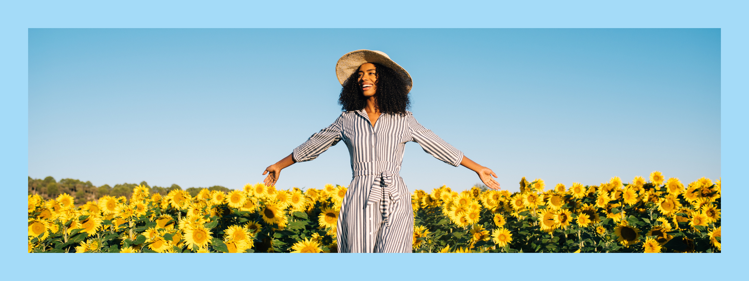 A women experiencing feel good chemicals in the brain