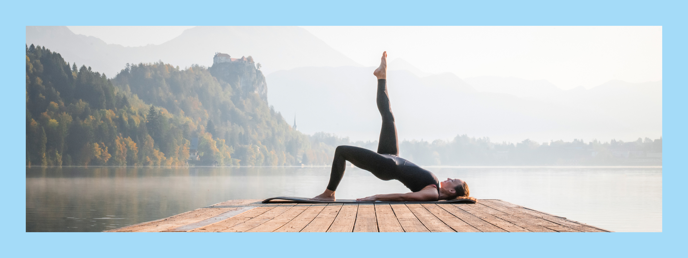 illustration of a women doing a yoga pose to help manage nausea symptoms from chemotherapy