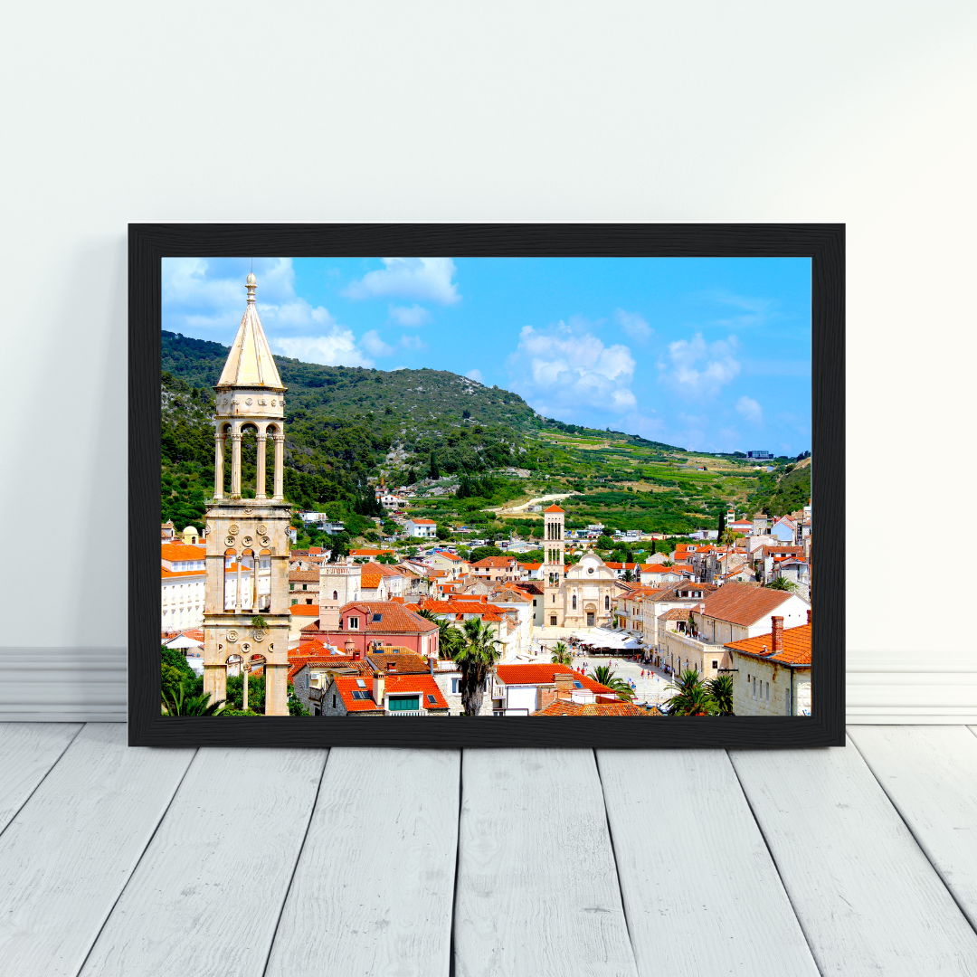 Hvar town photo print