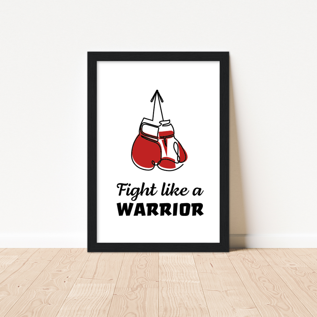 cancer warrior art print