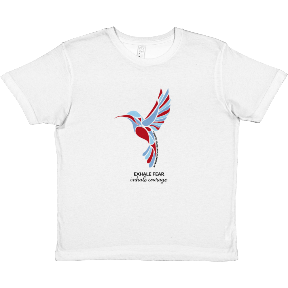 Exhale fear • Kids T-shirt • Blood Cancer UK Collection