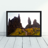 old man of storr print for home decor