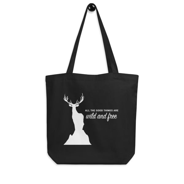 Wild & Free • Tote Bag • Gifts for Cancer Patients 