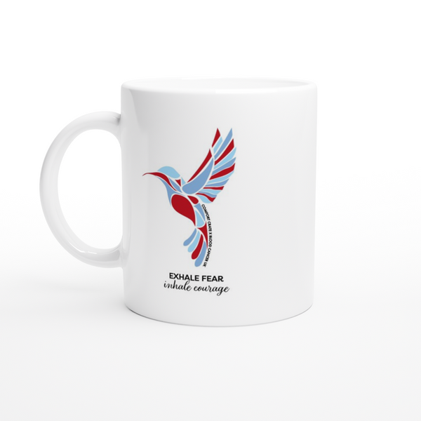 Exhale Fear • Mug • Gifts for Cancer Patients 