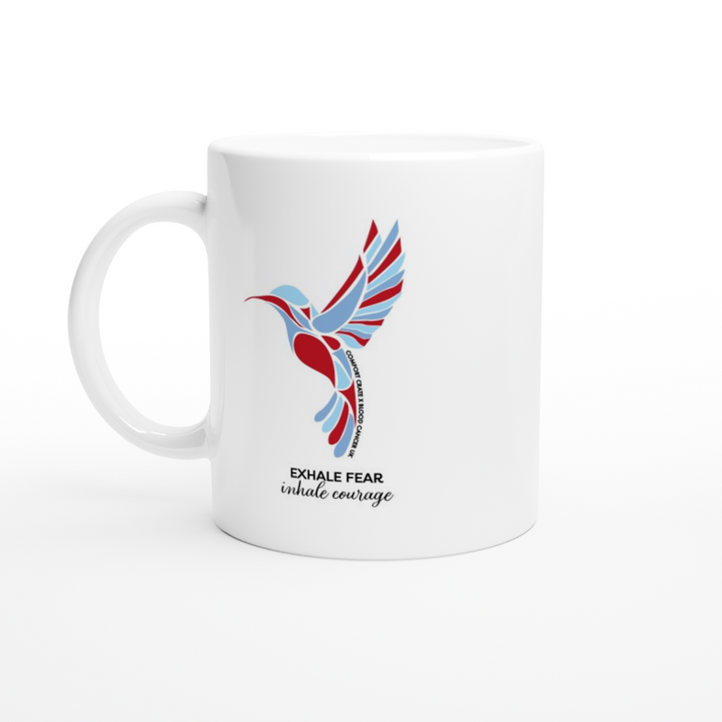 Exhale Fear • Mug • Gifts for Cancer Patients 