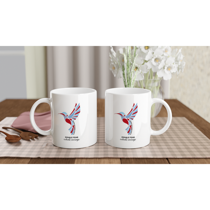 Exhale Fear • Mug • Gifts for Cancer Patients 