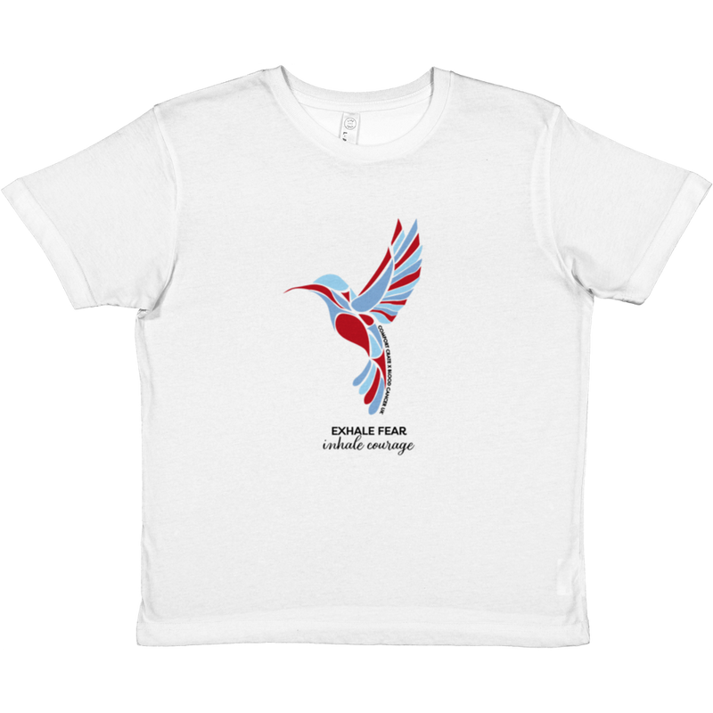 Exhale fear • Kids T-shirt • Blood Cancer UK Collection 