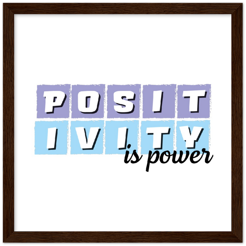 Chemo Gifts for Cancer Patients - framed prints for living room uk - Cancer Treatment Gifts  - Chemotherapy & Radiotherapy - Positivity quotes - Dark brown Frame 